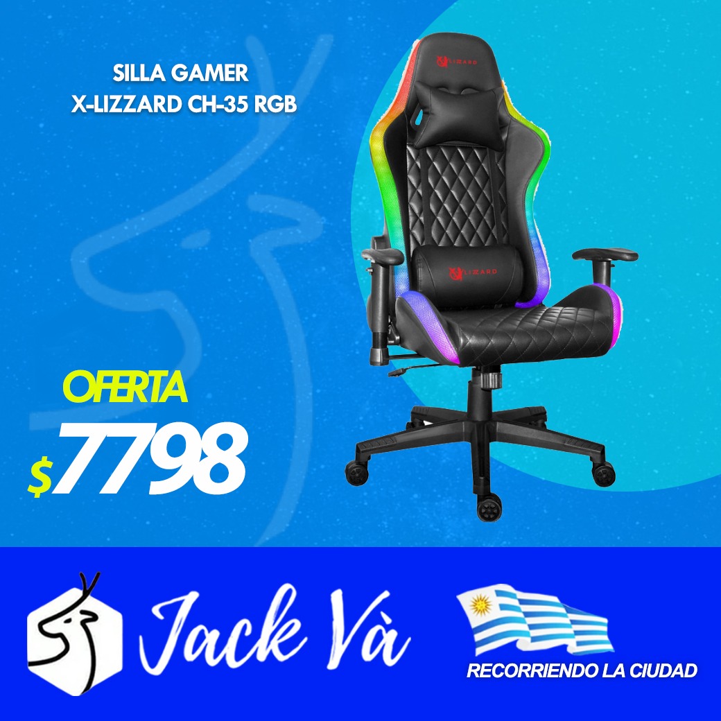SILLA GAMER X-LIZZARD CH-35 RGB, GAMING CHAIR - Técnologia